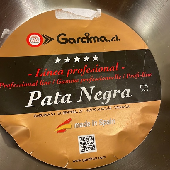 BN Garcima Pata 9.5”(24.13 Cm) Pata Negra Professional Grade Deep Paella Pa… - Picture 3 of 6